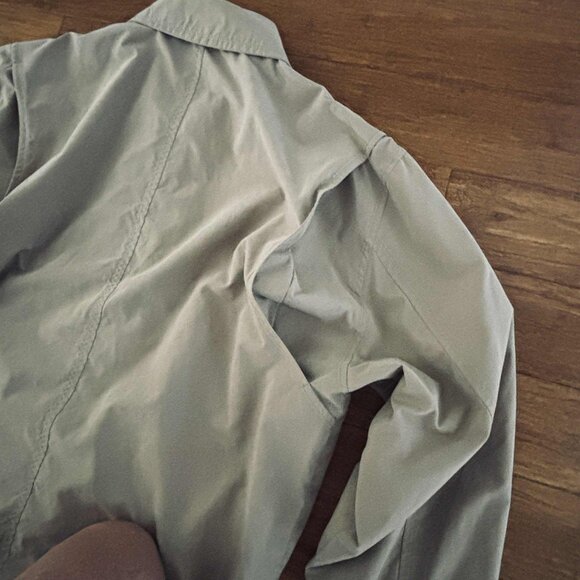 London Fog Men’s Medium Auburn Light Weight Front Zip Collared Golf Coat Tan - Picture 4 of 9